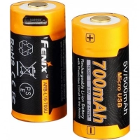 Аккумулятор 16340 Fenix 700 mAh Li-ion с разъемом для USB купить в Кемерове