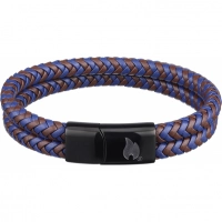 Браслет Zippo Braided Leather Bracelet (22 см) купить в Кемерове