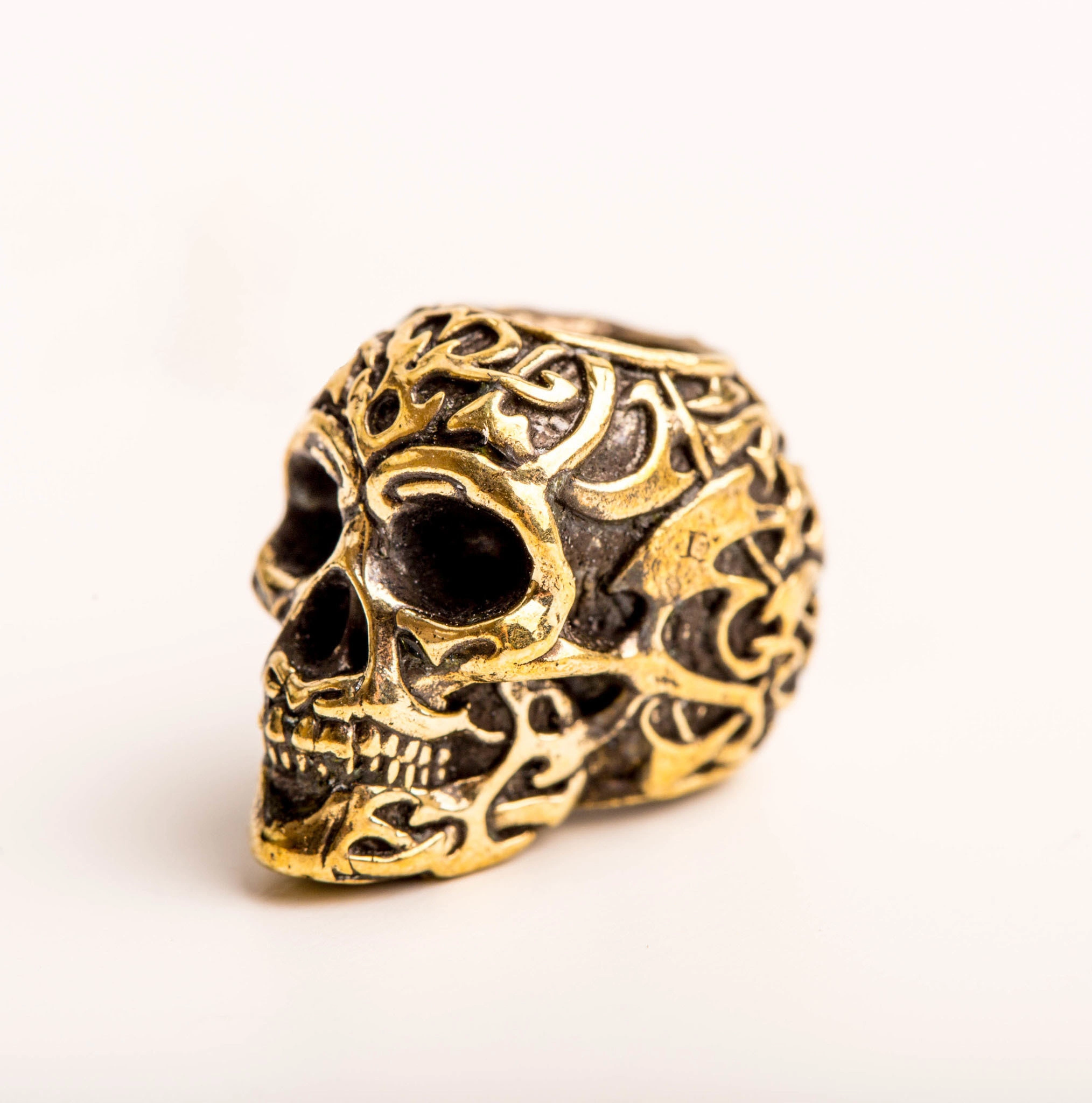 Бусина Triball Skull, бронза