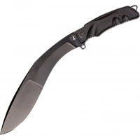 Мачете Fox Extreme Tactical Kukri, сталь N690, рукоять Forprene, чёрный купить в Кемерове