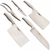 Набор кухонных ножей на подставке HuoHou 6-Piece Stainless Steel Kitchen Knife Set купить в Кемерове