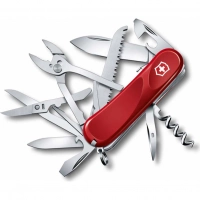 Нож перочинный Victorinox Evolution S52, сталь X50CrMoV15, рукоять нейлон, красный купить в Кемерове