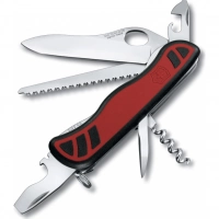 Нож перочинный Victorinox Forester One Hand, сталь X50CrMoV15, рукоять нейлон, красно-черный купить в Кемерове