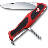 Нож перочинный Victorinox RangerGrip, сталь X55CrMo14, рукоять полиамид, красно-чёрный, блистер купить в Кемерове