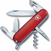 Нож перочинный Victorinox Spartan, сталь X55CrMo14, рукоять Cellidor®, красный купить в Кемерове