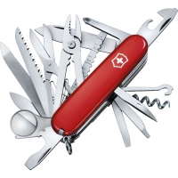 Нож перочинный Victorinox SwissChamp, сталь X55CrMo14, рукоять Cellidor®, красный купить в Кемерове