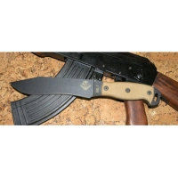 Нож с фиксированным клинком Ontario «NS-7 tan micarta» купить в Кемерове