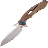 Нож складной Rikeknife M3 Brown, сталь 154CM, рукоять титан/G10 купить в Кемерове