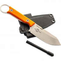 Нож White River FIRECRAFT 3.5 Pro StoneWash, сталь CPM S35VN, рукоять G10 оранжевая купить в Кемерове