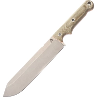 Нож White River FIRECRAFT 7 StoneWash, сталь CPM S35VN, рукоять серо-зеленая микарта, чехол Kydex купить в Кемерове