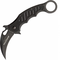 Складной нож Fox Karambit, сталь N690, рукоять стеклотекстолит G-10, чёрный купить в Кемерове