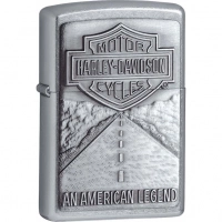 Зажигалка ZIPPO Harley-Davidson® Легенда, с покрытием Street Chrome™ купить в Кемерове