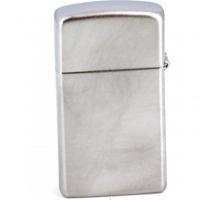 Зажигалка ZIPPO Slim® с покрытием Satin Chrome™, латунь/сталь, серебристая, матовая, 30х10×55 мм купить в Кемерове